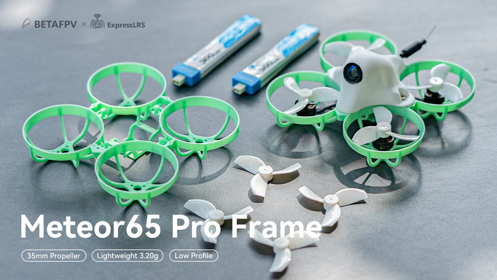 BETAFPV Meteor65 Pro Frame – 65mm Brushless Whoop FPV Frame - Gray - Image 4
