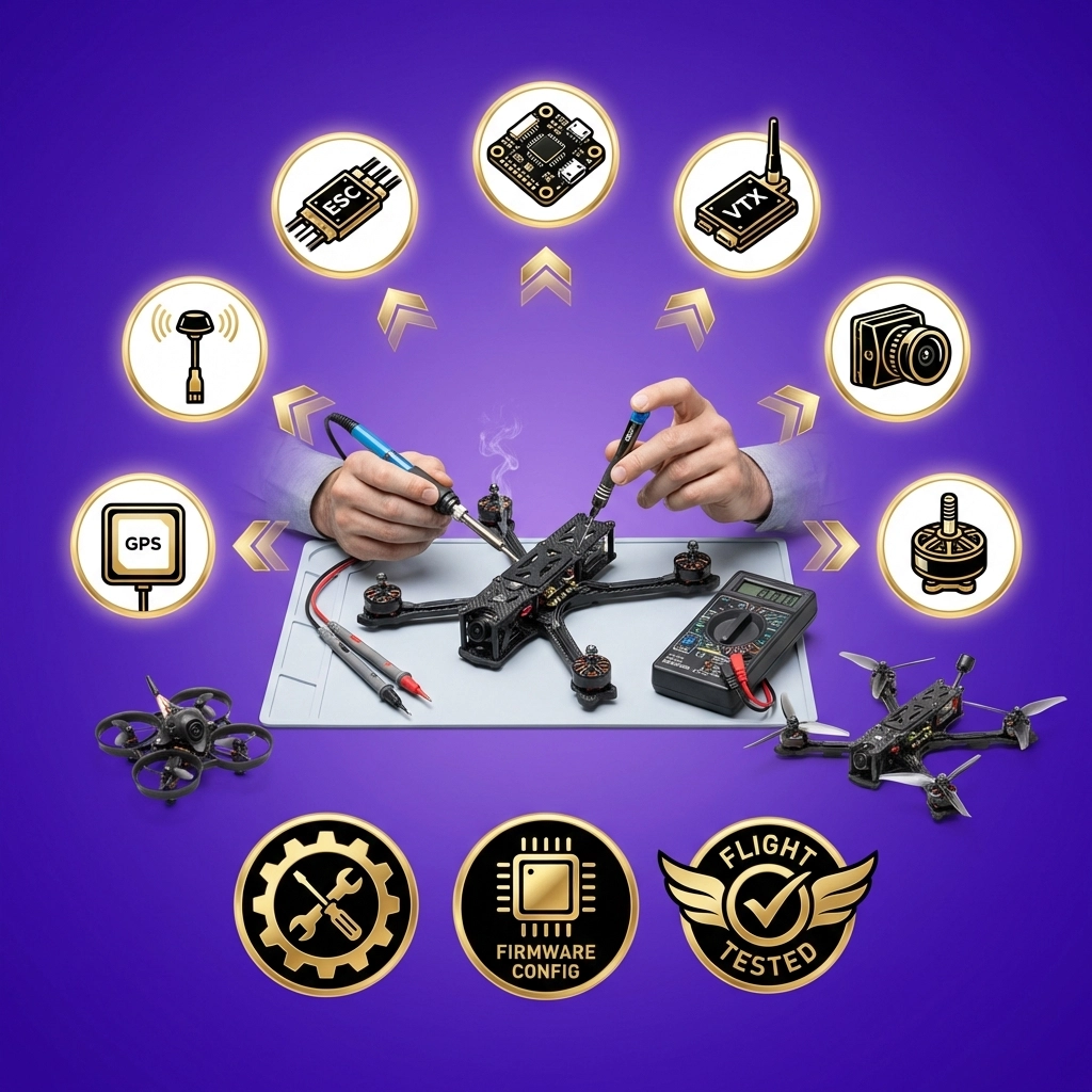 FPV Drone Component Swap & Upgrade Service Package