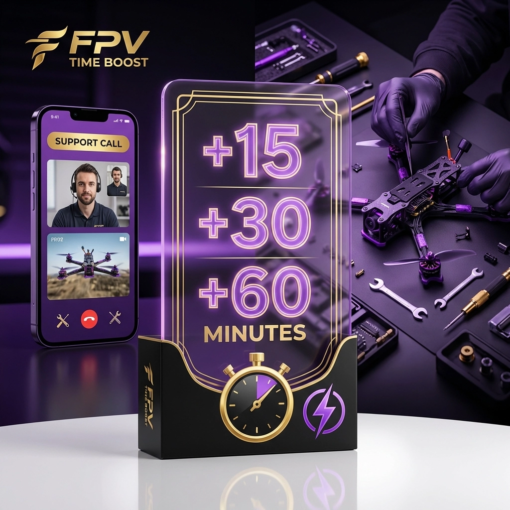 FPV Drone Phone and Video Troubleshooting Time Extension Packages
