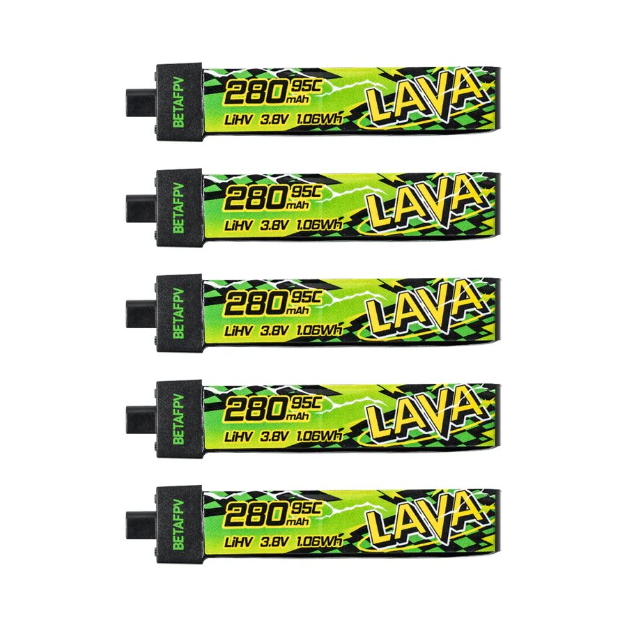 ⚡ BETAFPV LAVA II 280mAh 1S Battery — Tiny Whoop Power With 95C Punch - Image 2