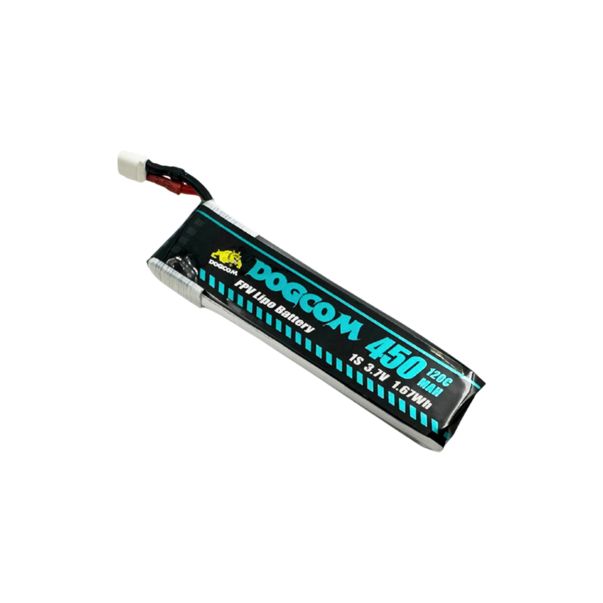 Dogcom 450mAh 120C 1S BT LiPo Battery