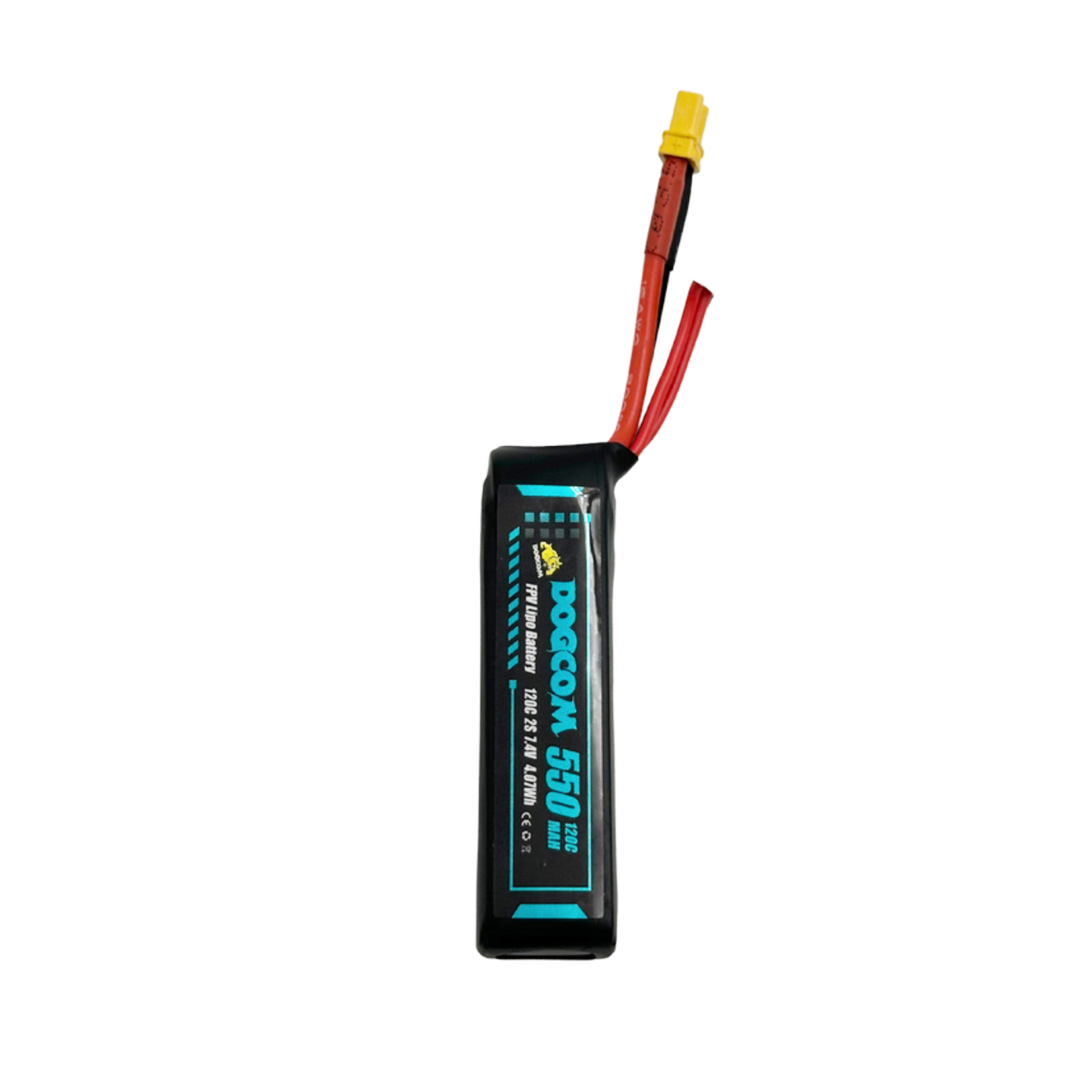 DOGCOM 550mAh 120C 2S 7.4V FPV LiPo Battery with XT30 Plug - Image 2