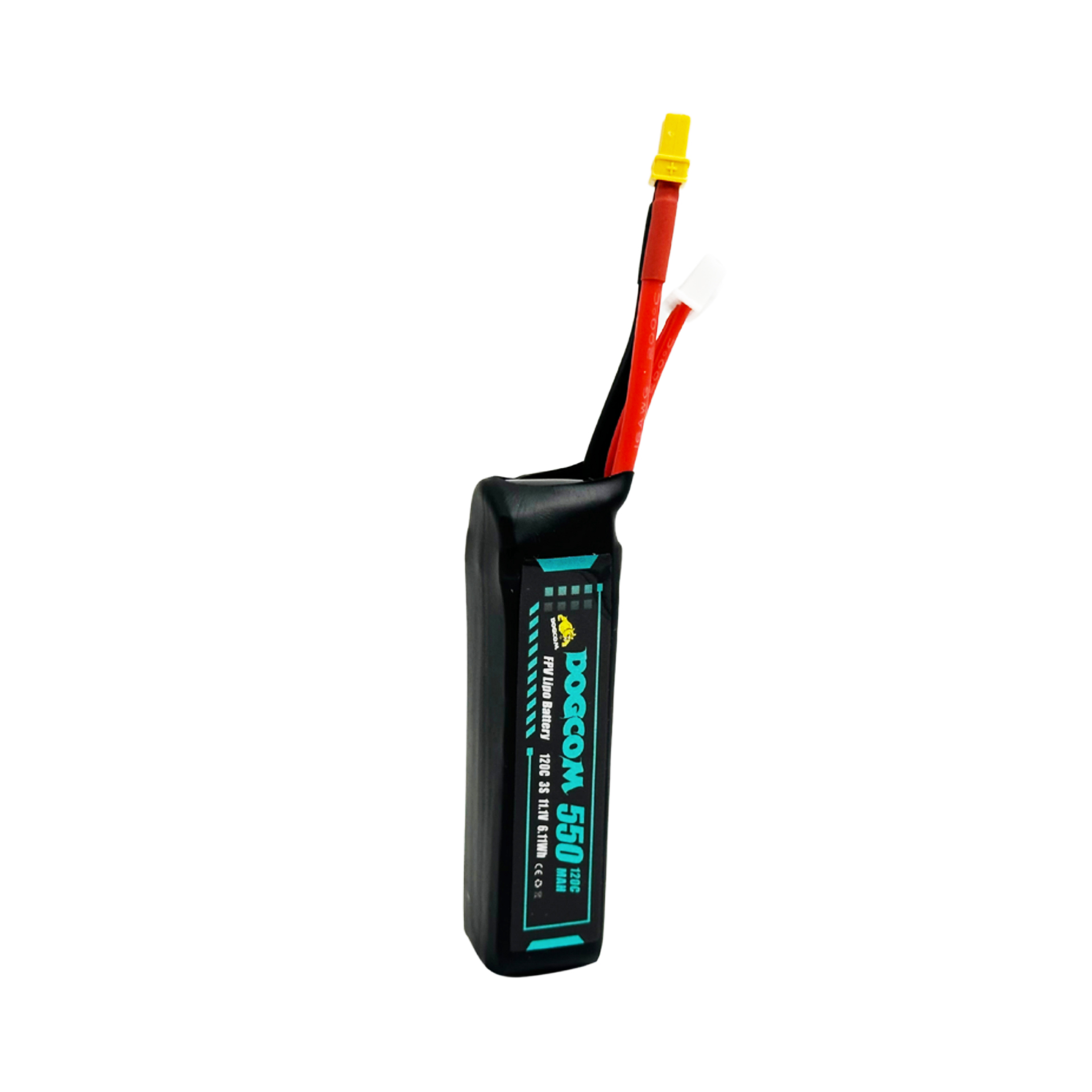 DOGCOM 550mAh 120C 3S 11.1V FPV LiPo Battery with XT30 Plug - Image 2