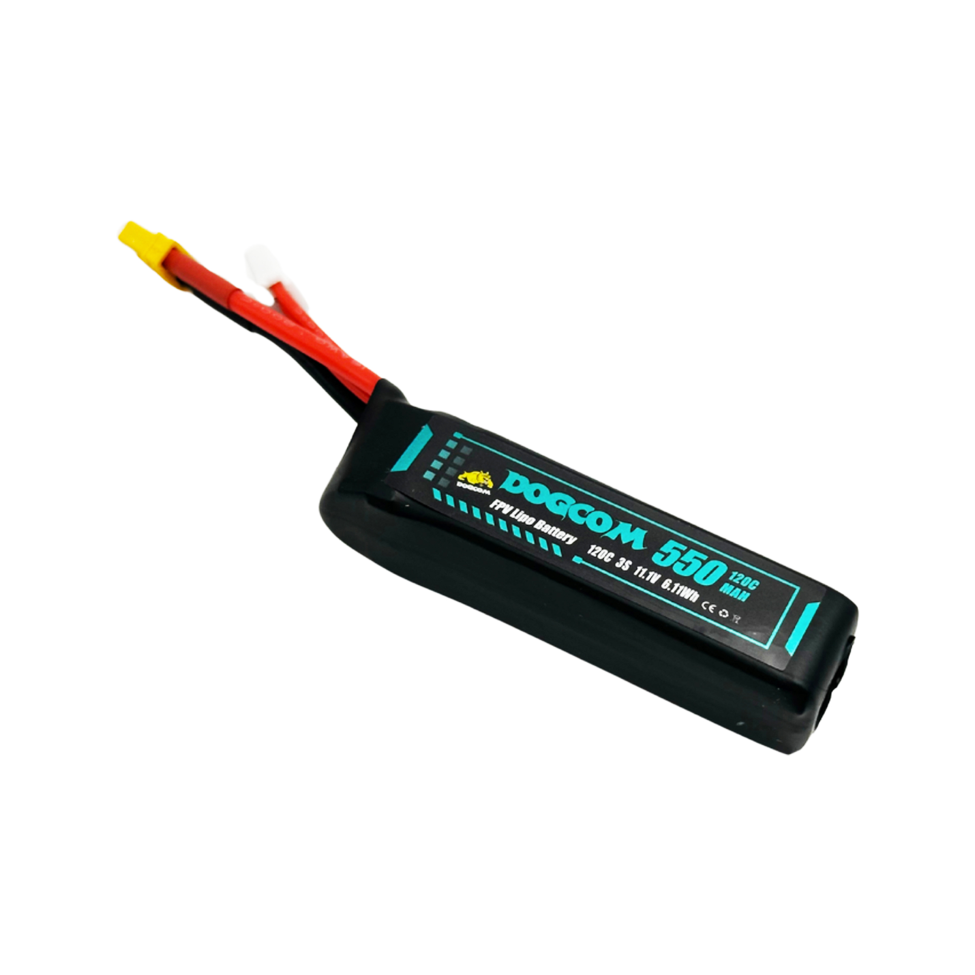 DOGCOM 550mAh 120C 3S 11.1V FPV LiPo Battery with XT30 Plug - Image 3