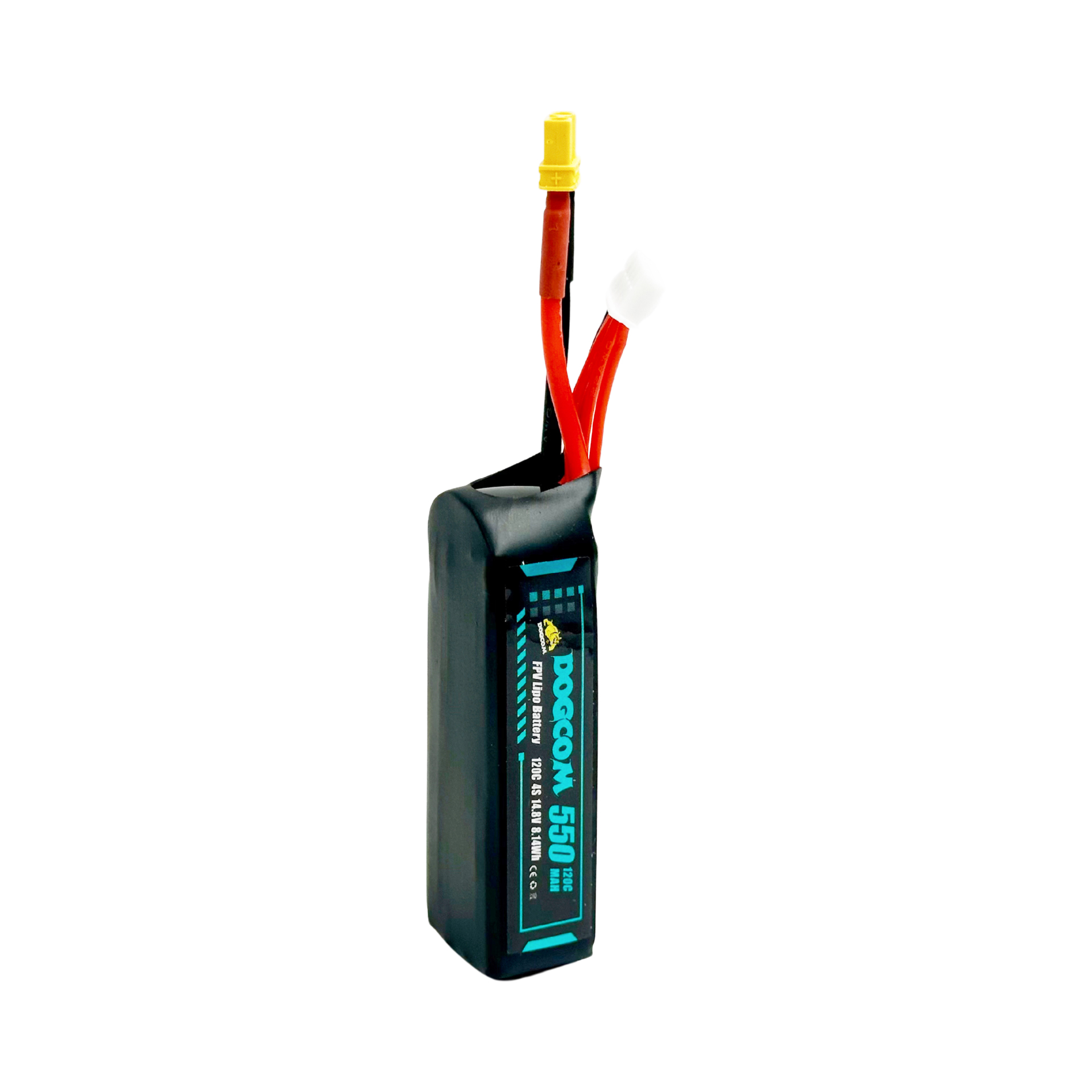 DOGCOM 550mAh 120C 4S 14.8V FPV LiPo Battery with XT30 Plug - Image 2