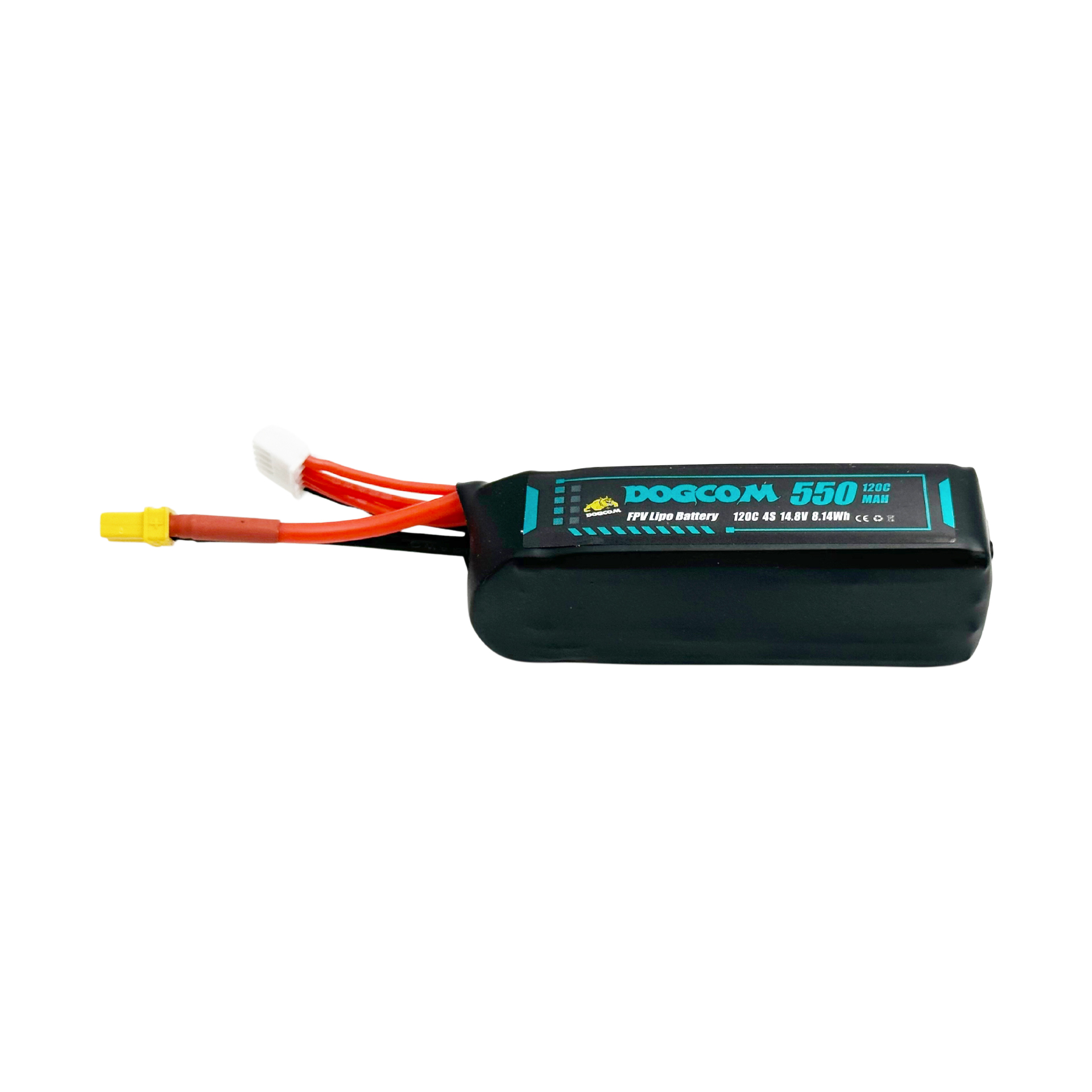 DOGCOM 550mAh 120C 4S 14.8V FPV LiPo Battery with XT30 Plug