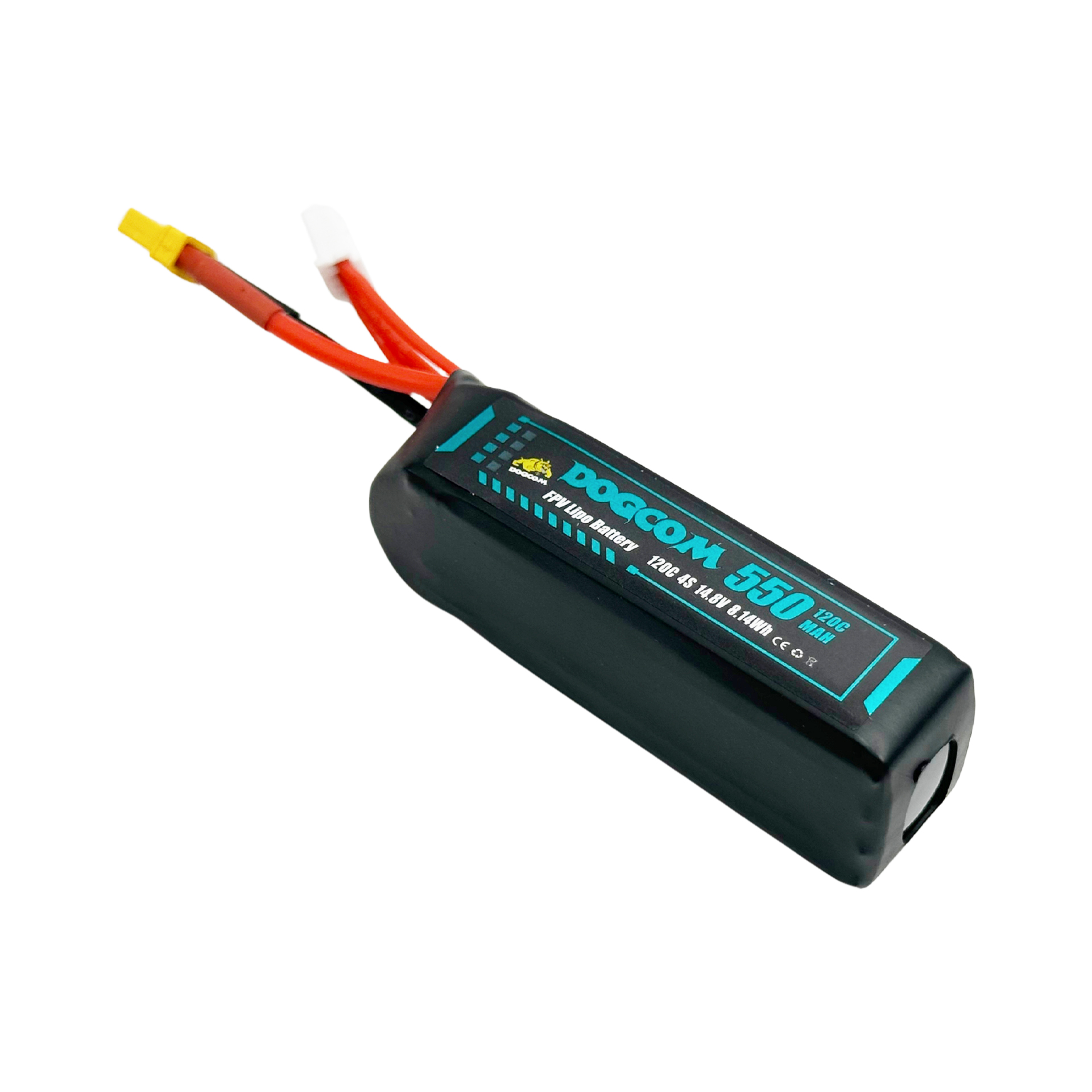 DOGCOM 550mAh 120C 4S 14.8V FPV LiPo Battery with XT30 Plug - Image 4
