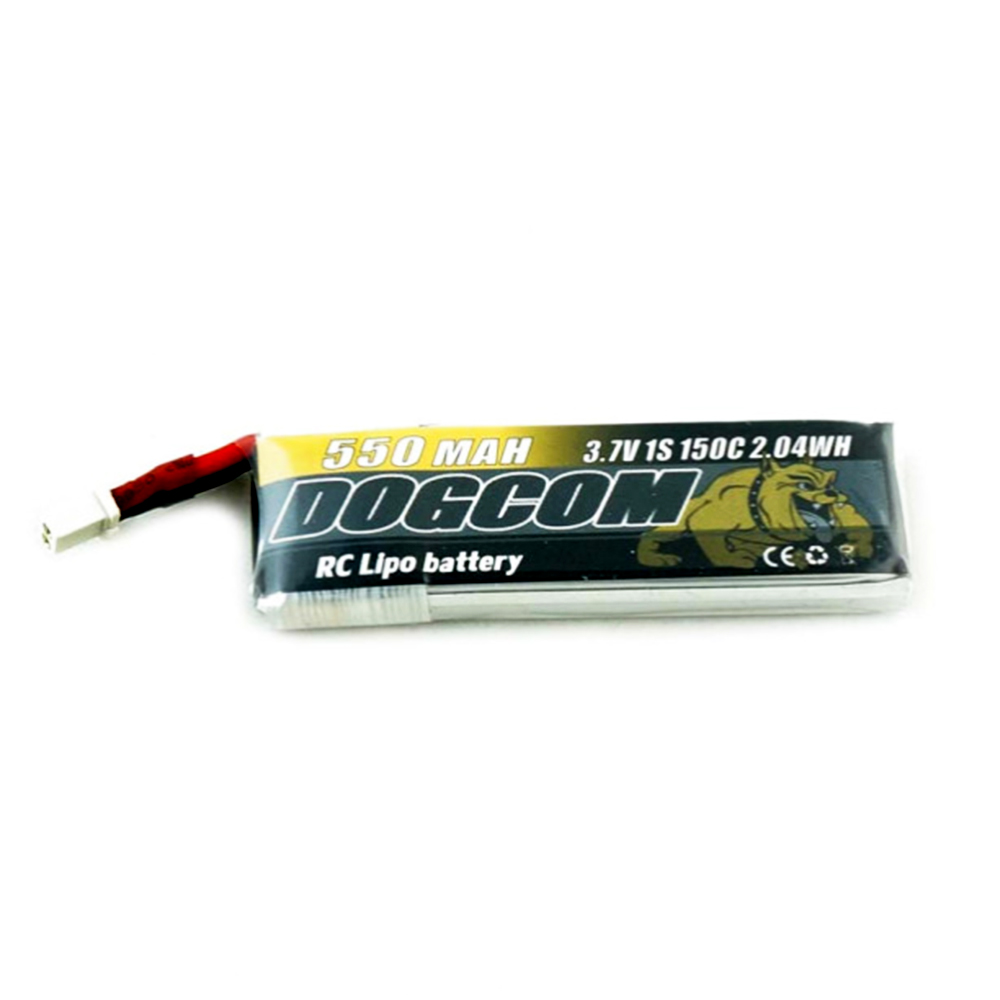 DOGCOM 550mAh 150C 1S 3.7V FPV LiPo Battery with BT2.0 Plug