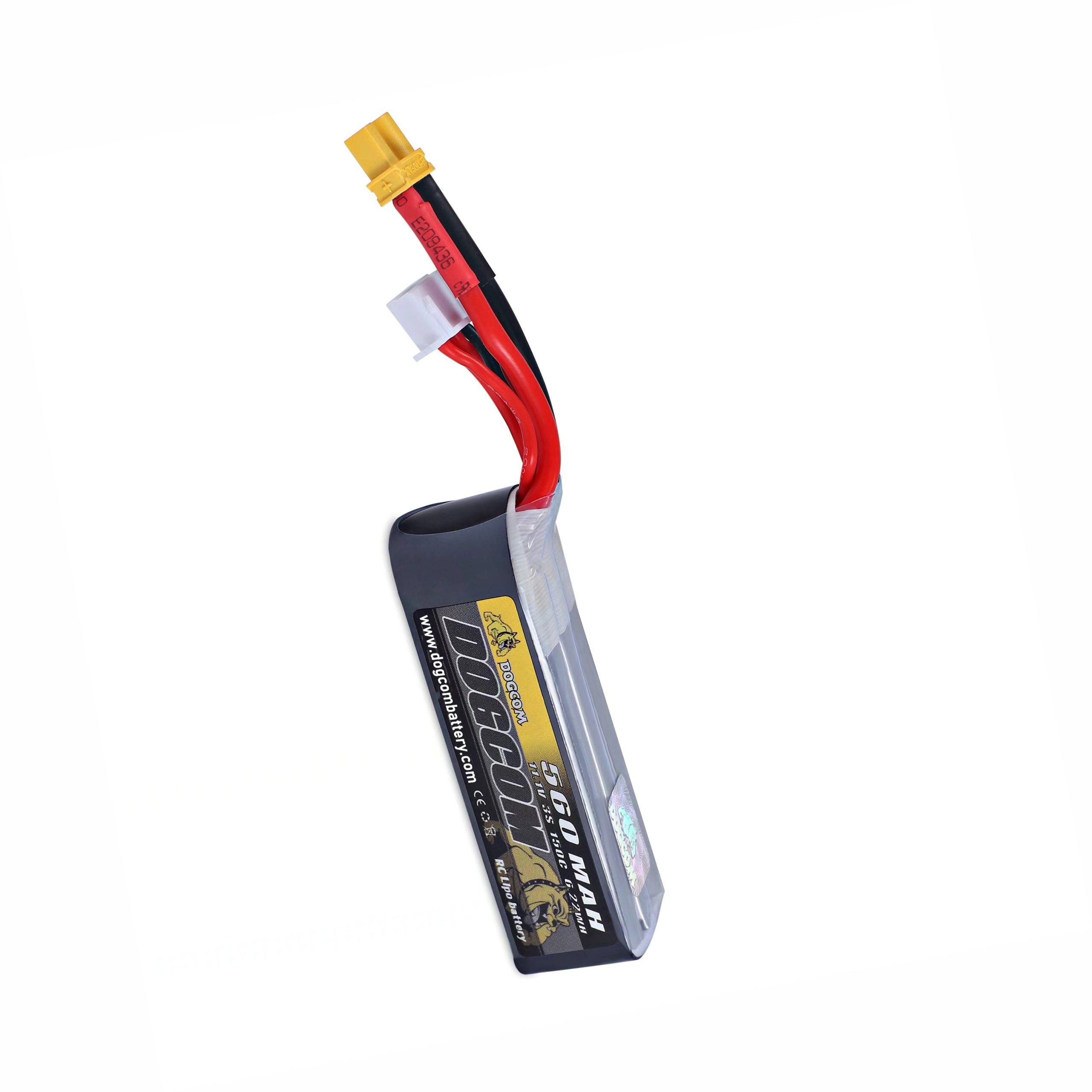 DOGCOM 560mAh 150C 3S 11.1V FPV LiPo Battery - Image 2